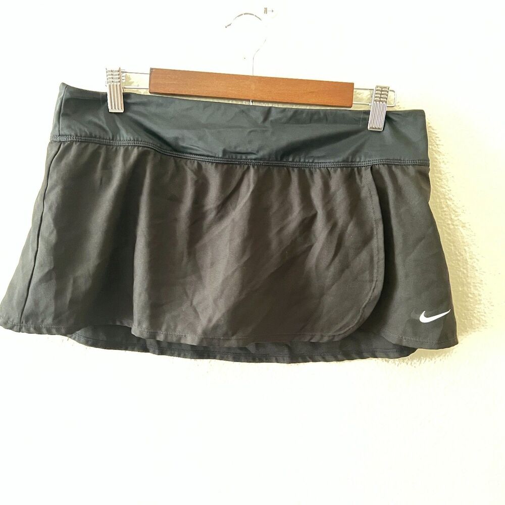 Nike Golf Tennis Skort Women's Large Black Active Skirt with Built-in Shorts  Co